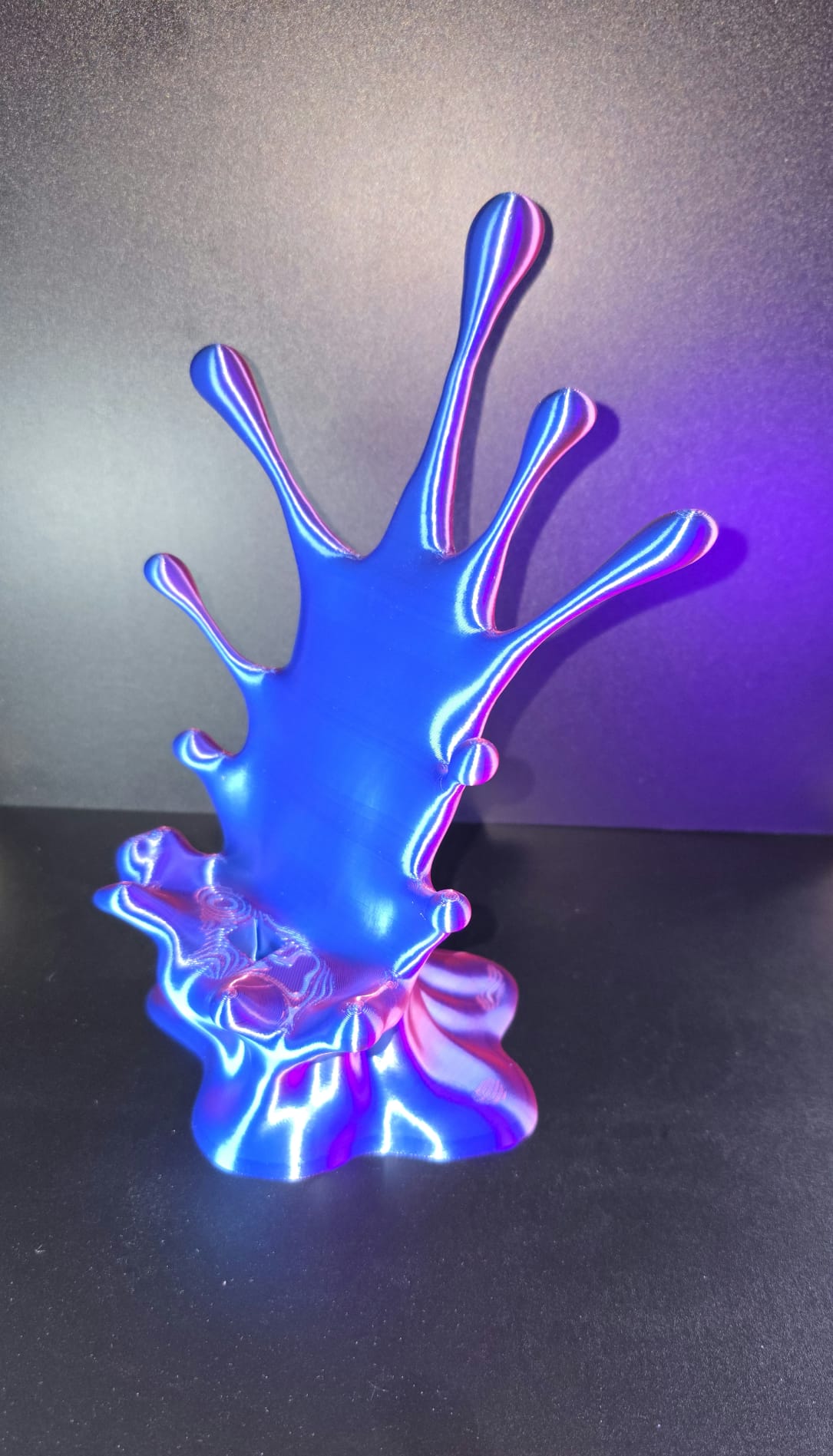 Iridescent Splash Phone Holder