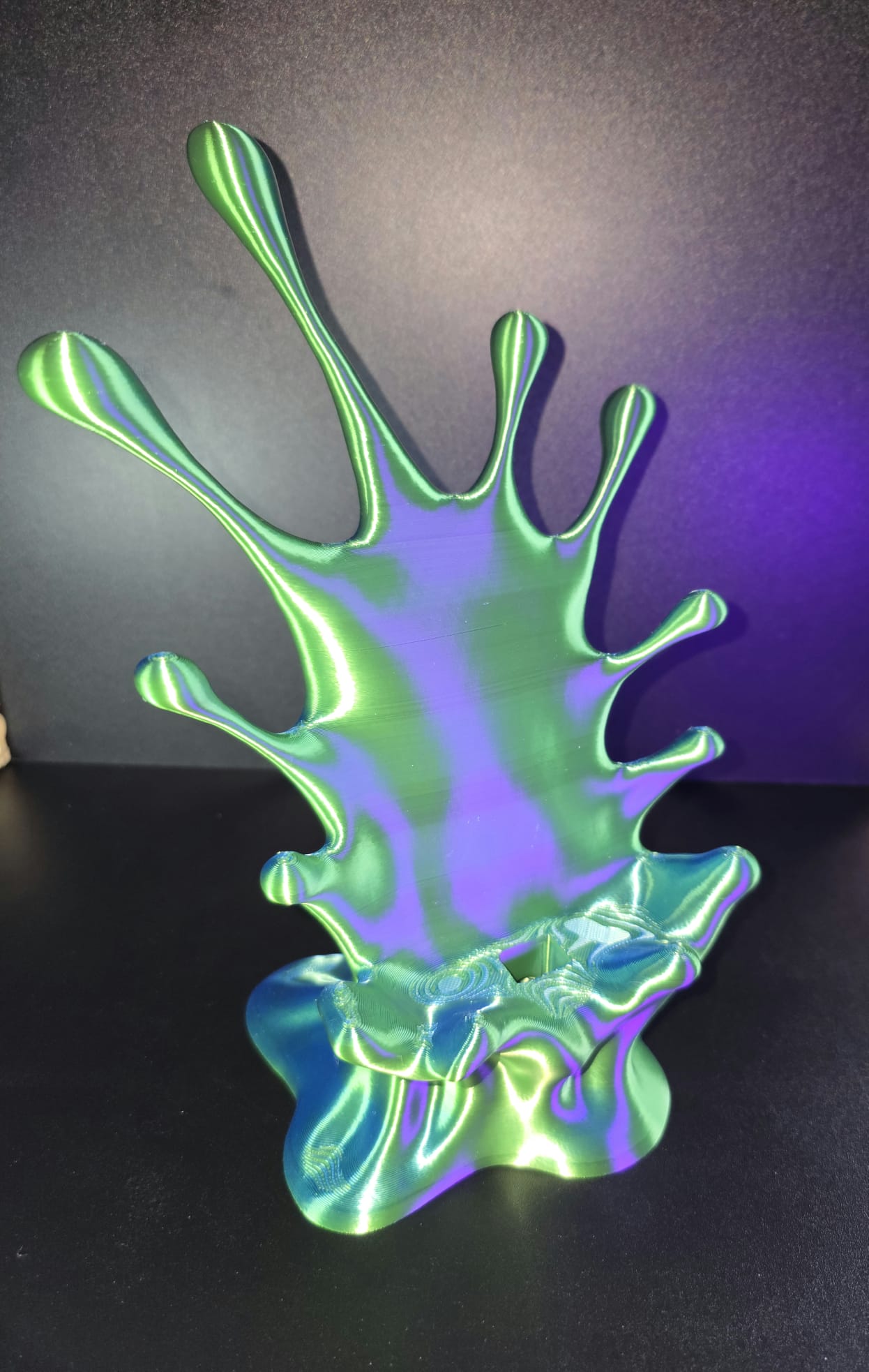 Iridescent Splash Phone Holder